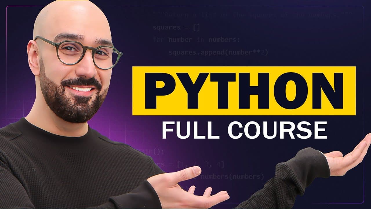 Learn Python in 6 Hours - Full Course for Beginners [2024]